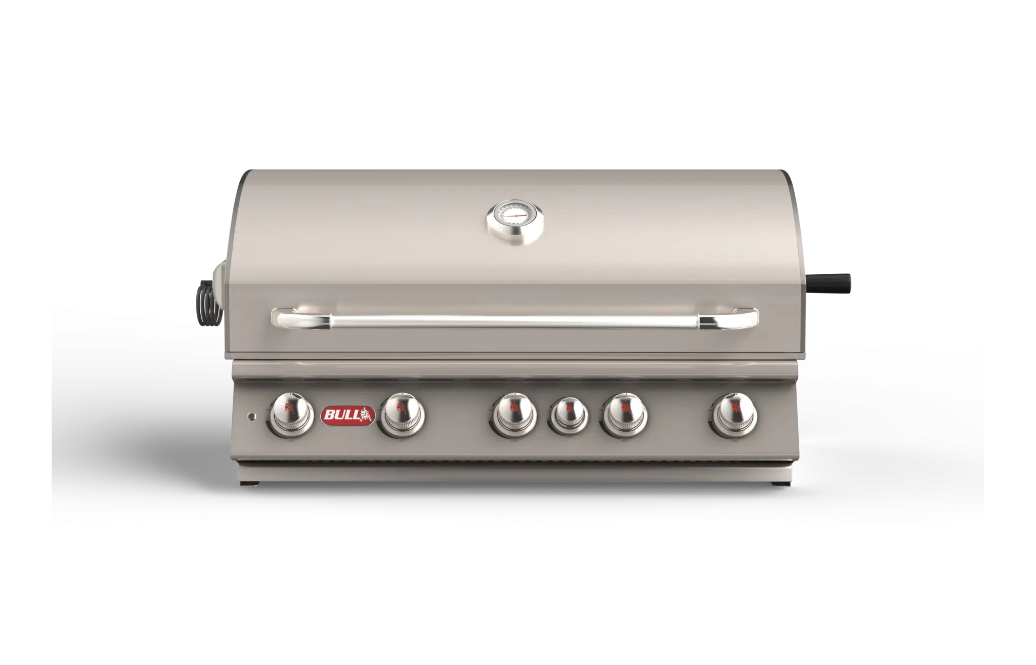 Brahma – 5 Burner Stainless Steel Built-in Gas Grill Center Closed View