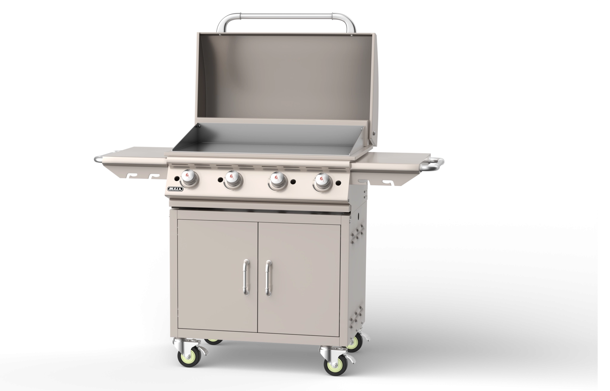 30 Inch Commercial Style Griddle Cart Right Side Open