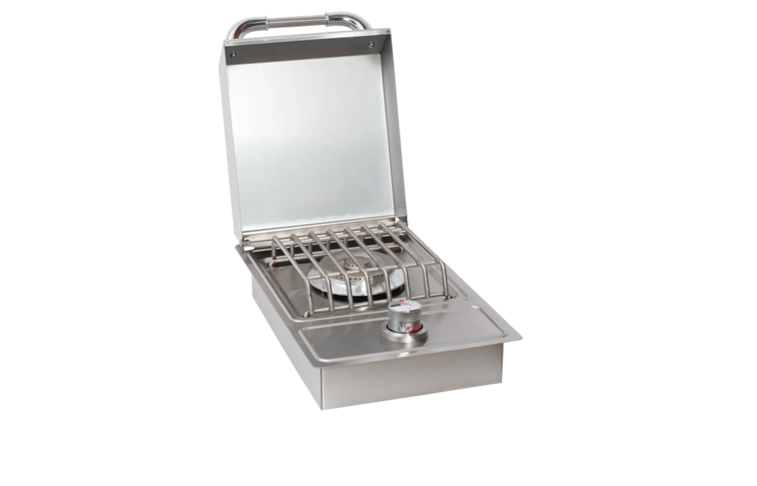 Single Side Burner Open Side View