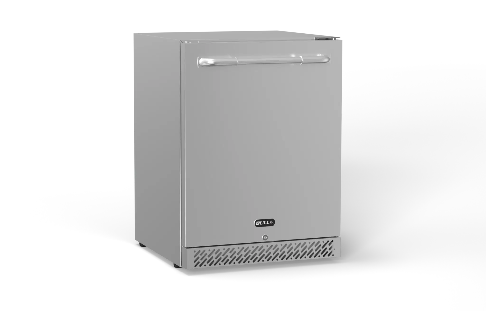Premium Outdoor Rated 4.9 cu. ft. Stainless Steel Fridge Series II Left Angled View